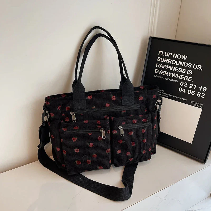 Sac bandoulière fourre-tout multi-poches - Image 3