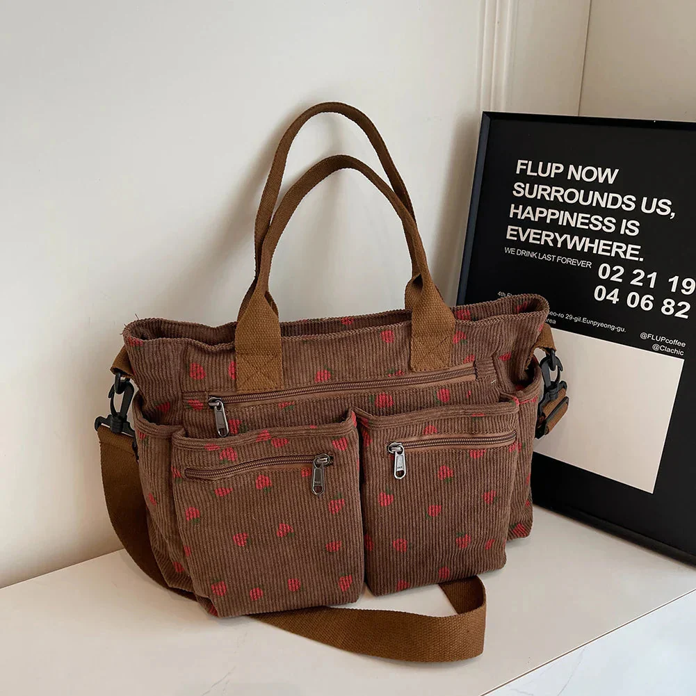 Sac bandoulière fourre-tout multi-poches - Image 4