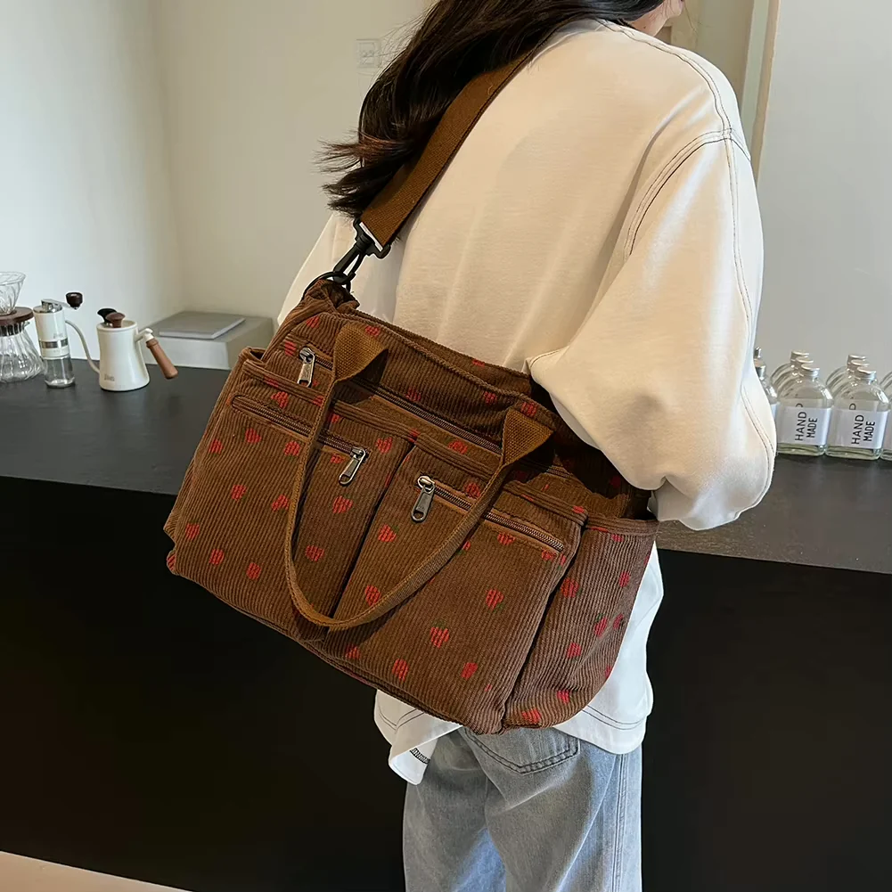 Sac bandoulière fourre-tout multi-poches - Image 5