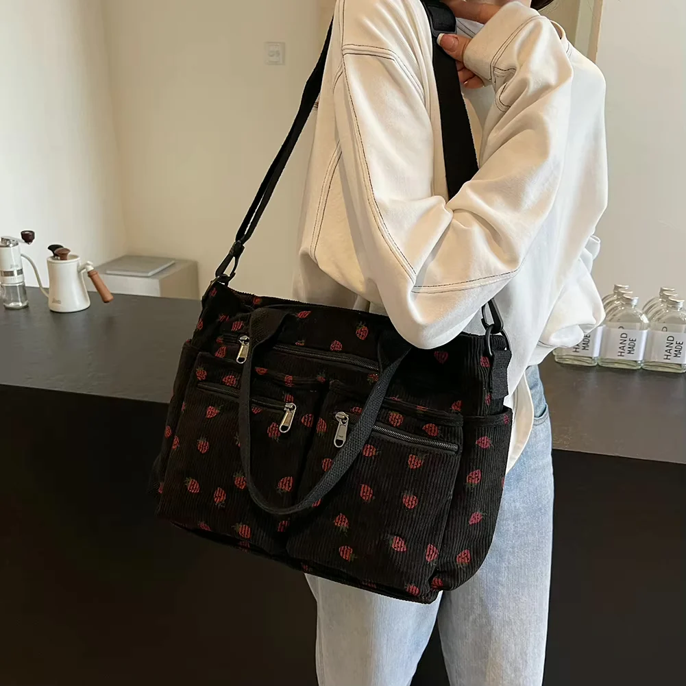 Sac bandoulière fourre-tout multi-poches - Image 8