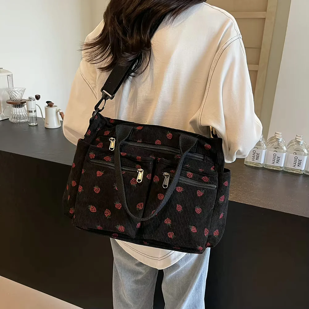 Sac bandoulière fourre-tout multi-poches - Image 9