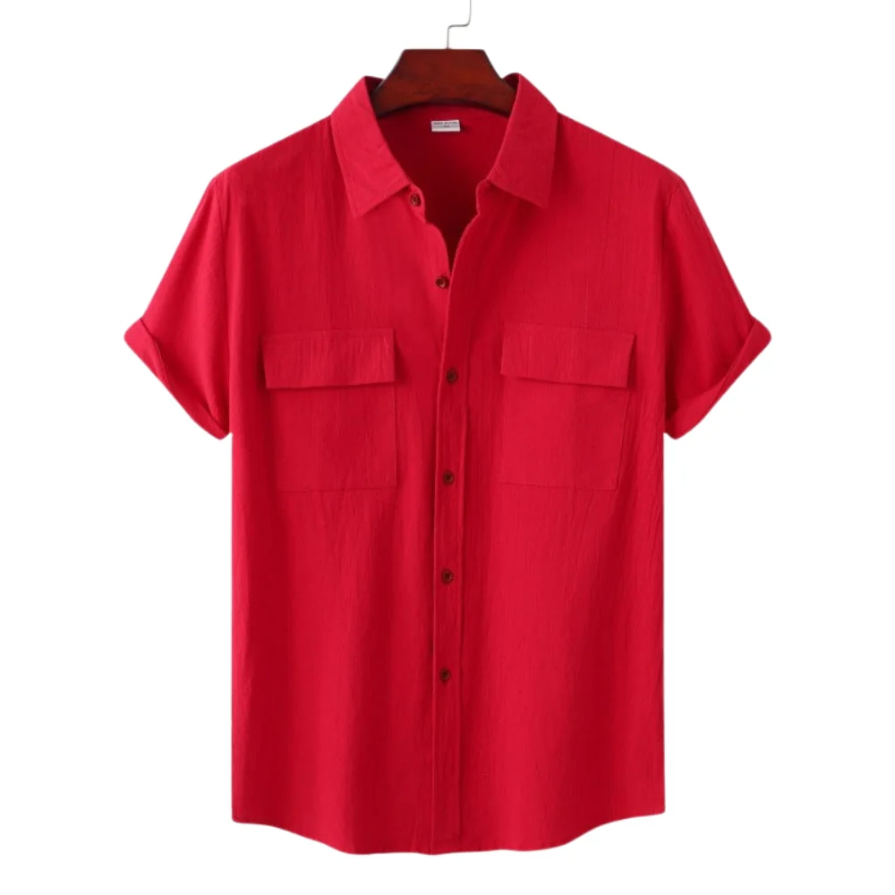 Chemise à Manches Courtes avec Col Rabattu - Image 5