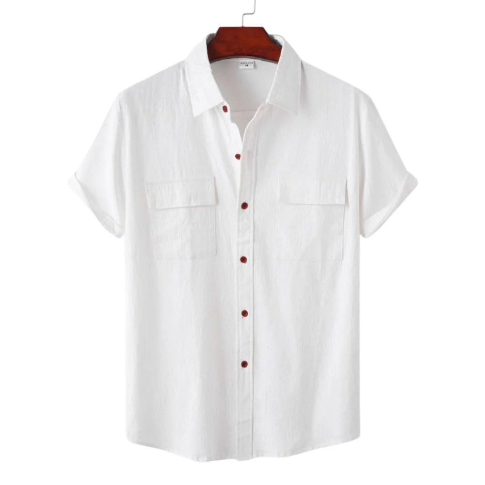 Chemise à Manches Courtes avec Col Rabattu - Image 6