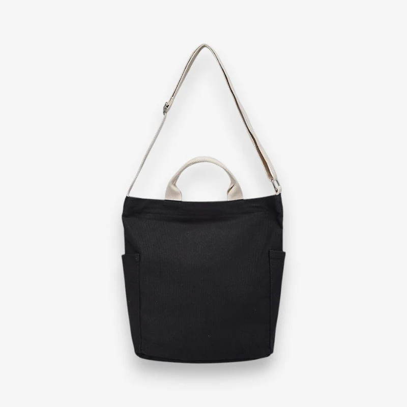Sac cabas bandoulière réglable avec poche avant - Image 3