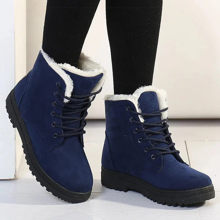Bottines plates confortables pour l'hiver - Image 2