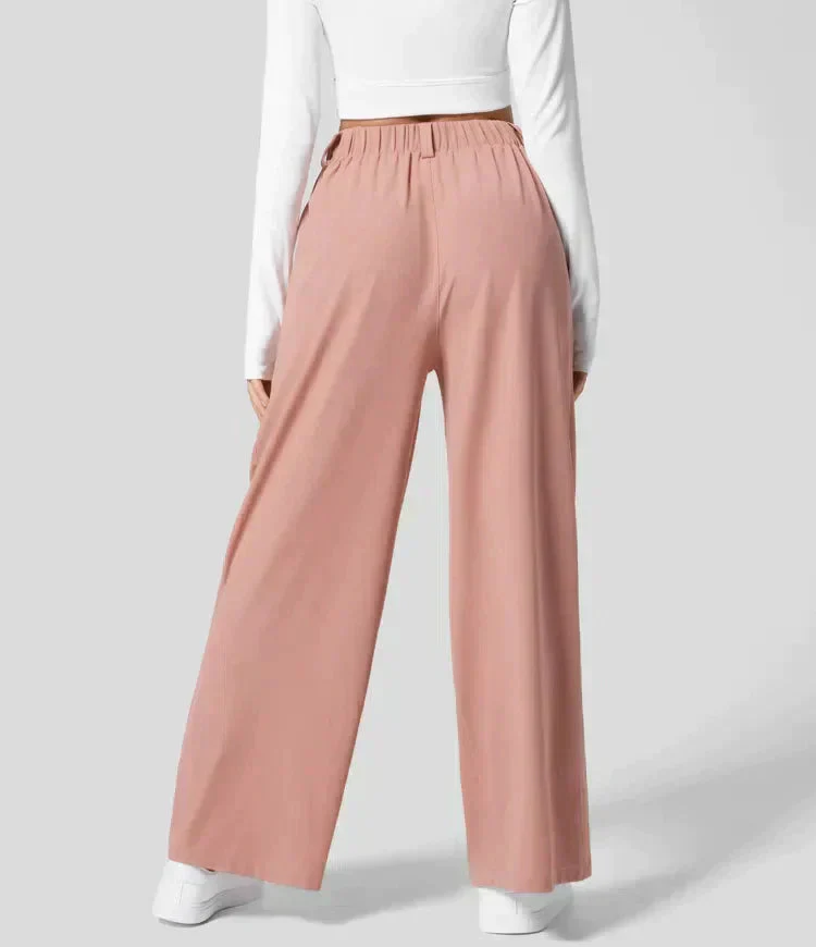 Pantalon large femme taille haute - Image 4