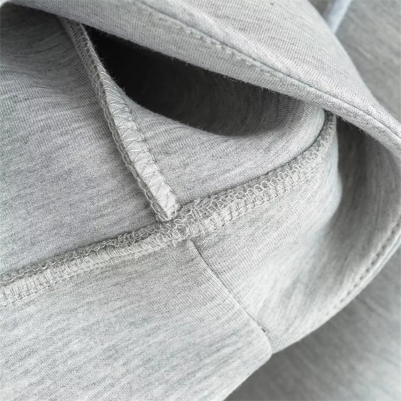 Sweat à capuche zippé femme oversize - Image 8