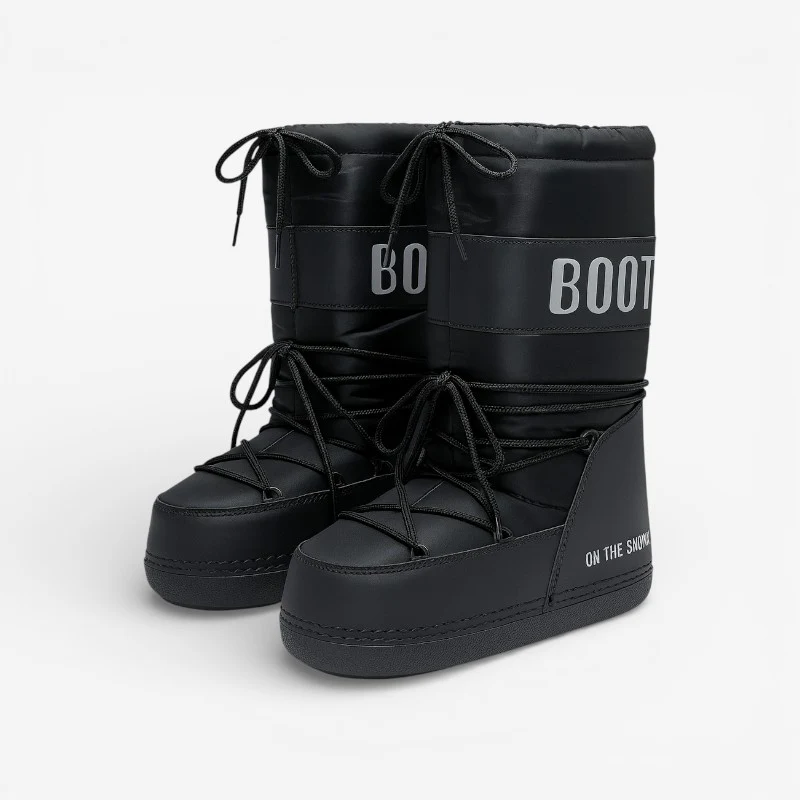 Mila – Bottines mi-mollet à lacets, bout rond - Image 2
