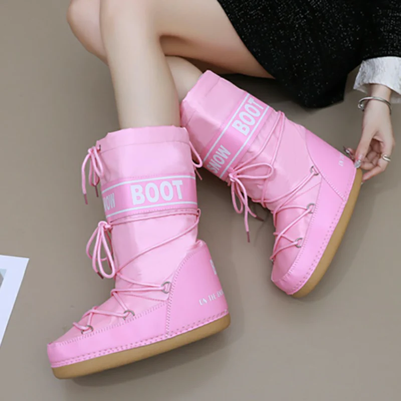 Mila – Bottines mi-mollet à lacets, bout rond - Image 5