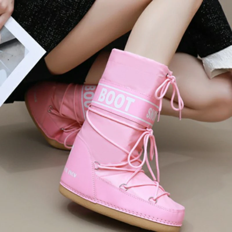 Mila – Bottines mi-mollet à lacets, bout rond - Image 6
