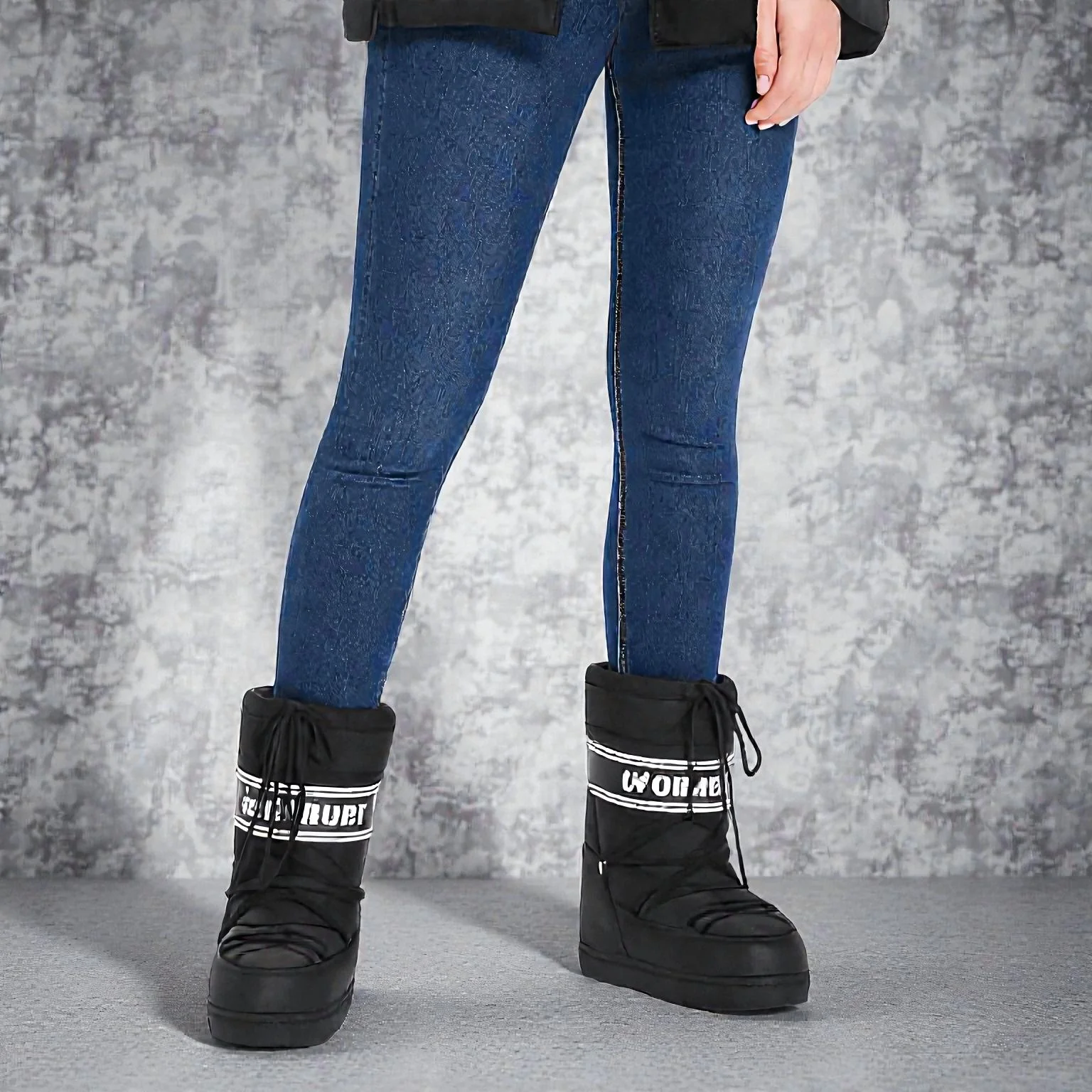 Mila – Bottines mi-mollet à lacets, bout rond - Image 7