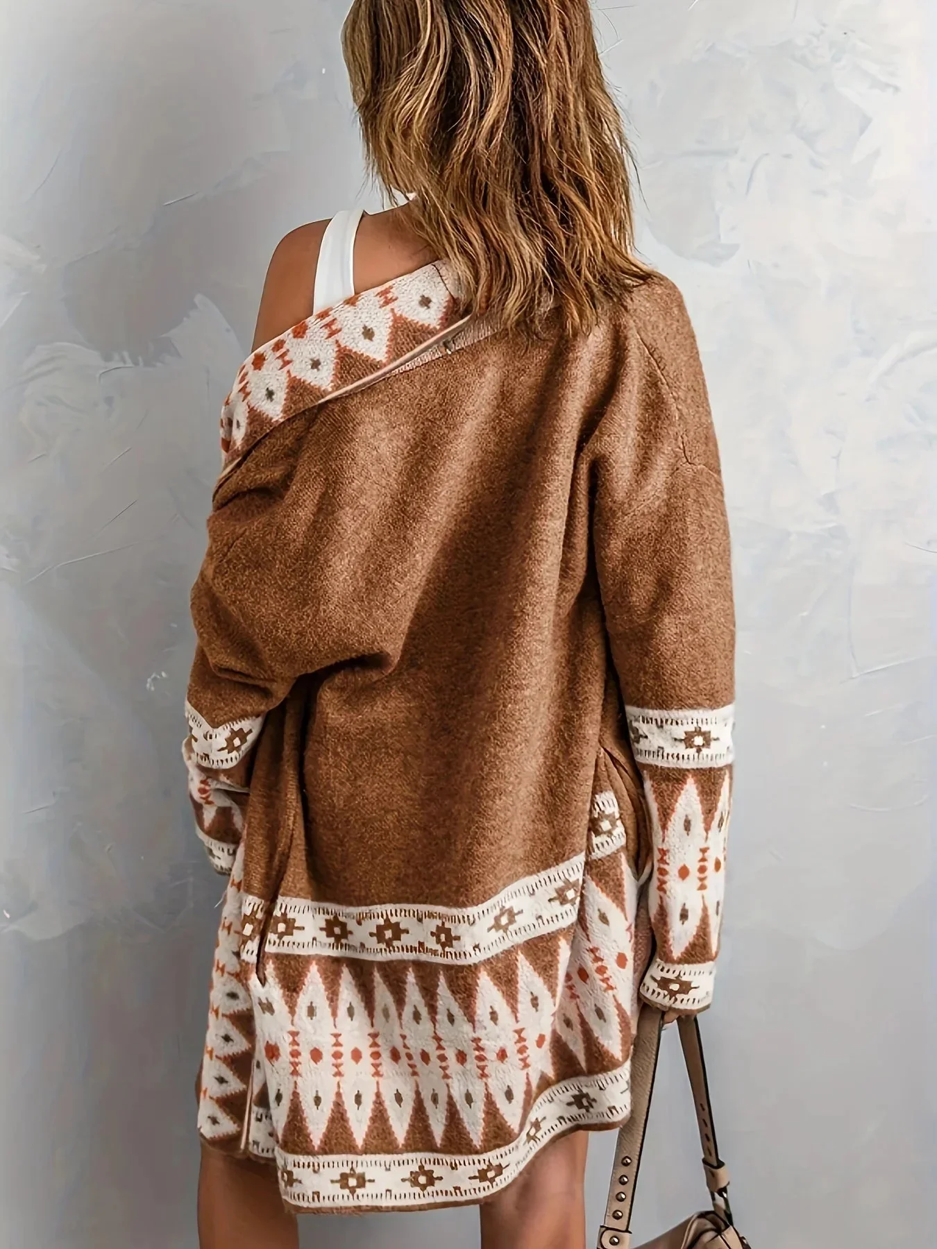 Cardigan femme ouvert devant manches longues - Image 5