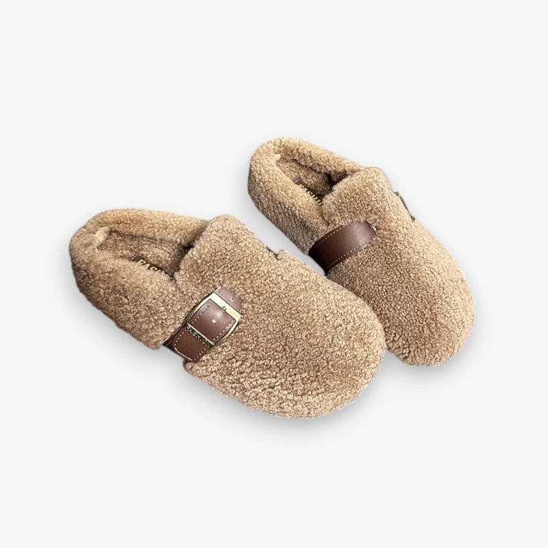 Mila – Chaussures à enfiler à bout rond avec boucle et semelle plate - Image 2