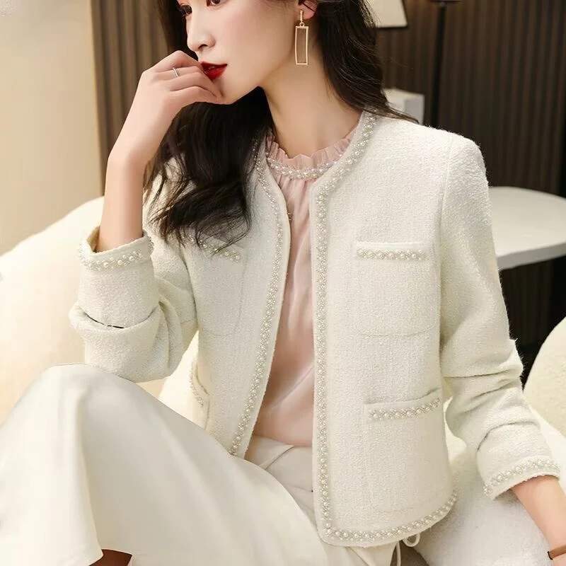 Manteau femme col rond manches longues - Image 3