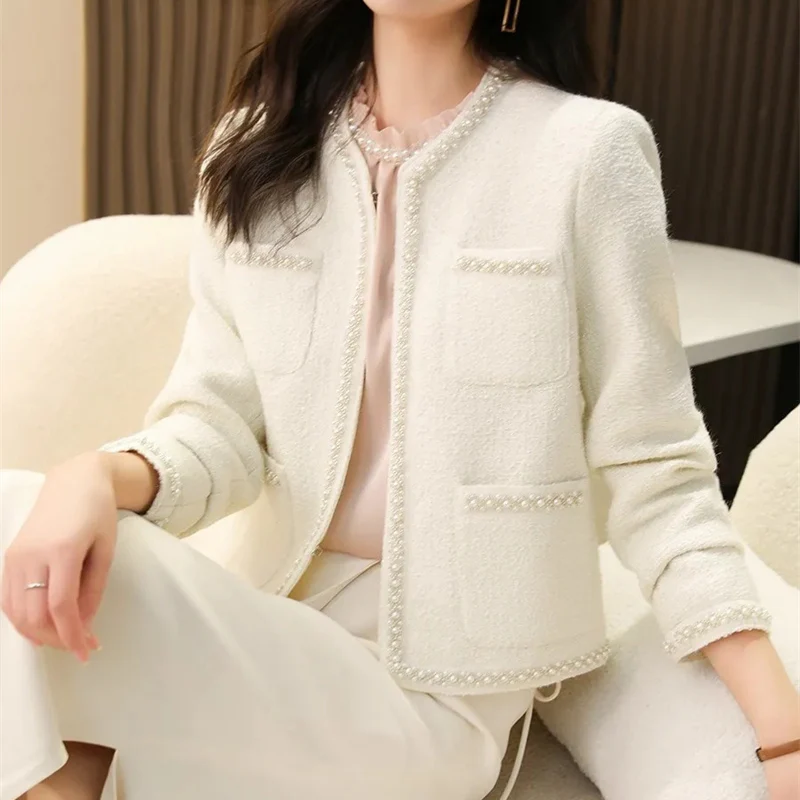Manteau femme col rond manches longues - Image 4