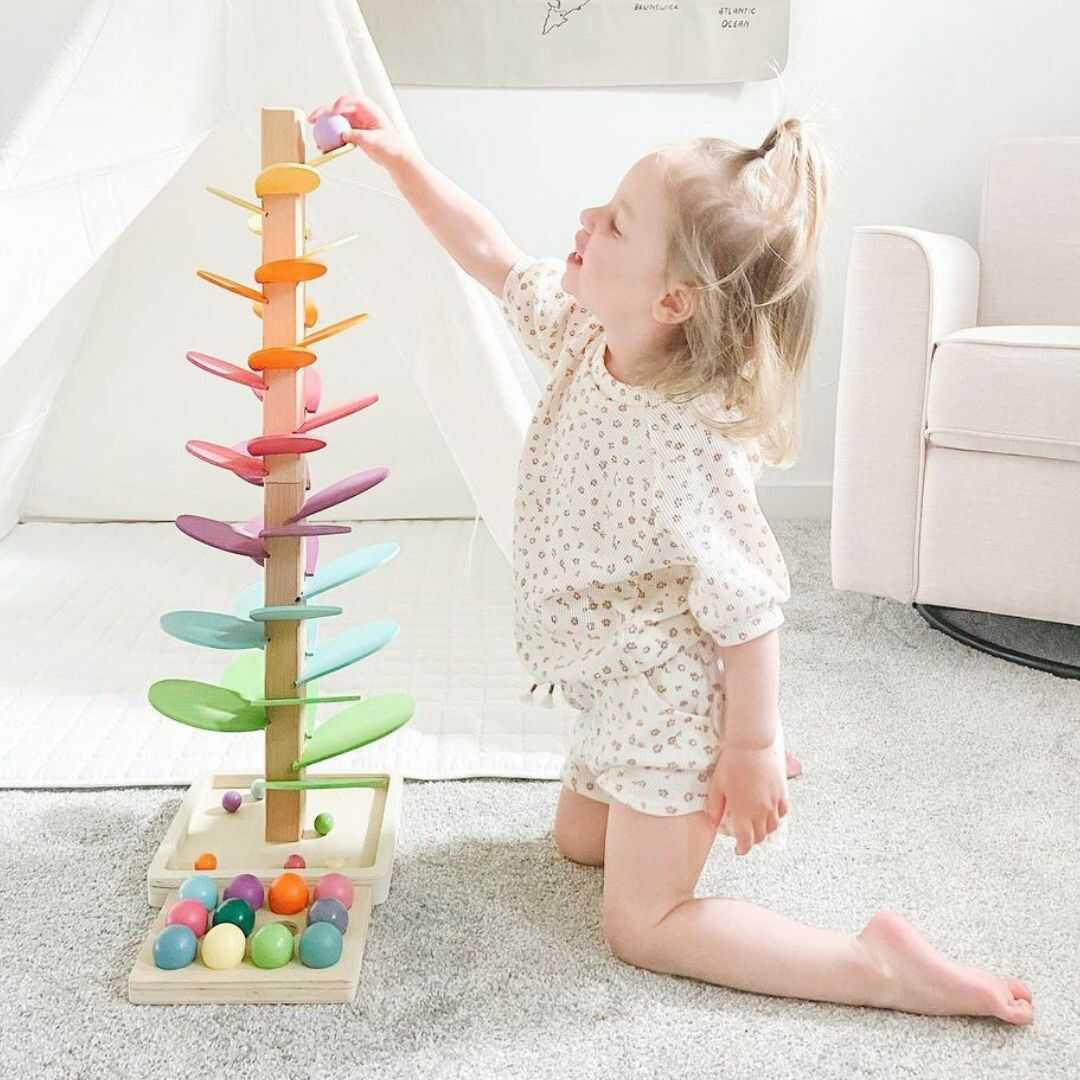 Jouet arbre sonore enfants piste billes - Image 3