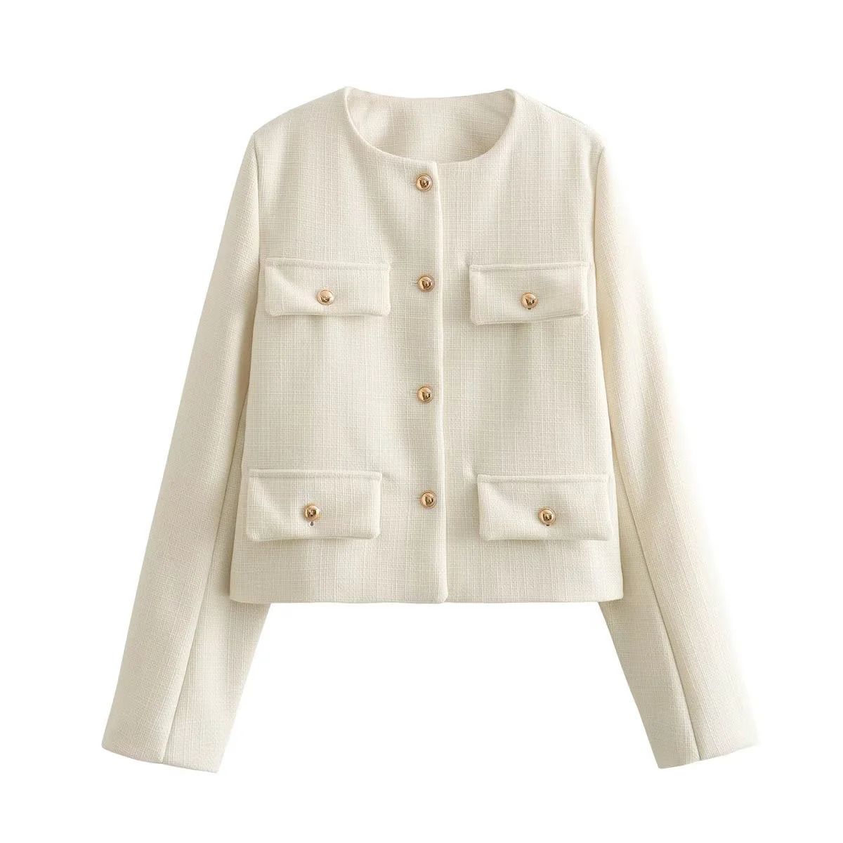 Mira - Veste élégante à manches longues avec design boutonné - Image 4