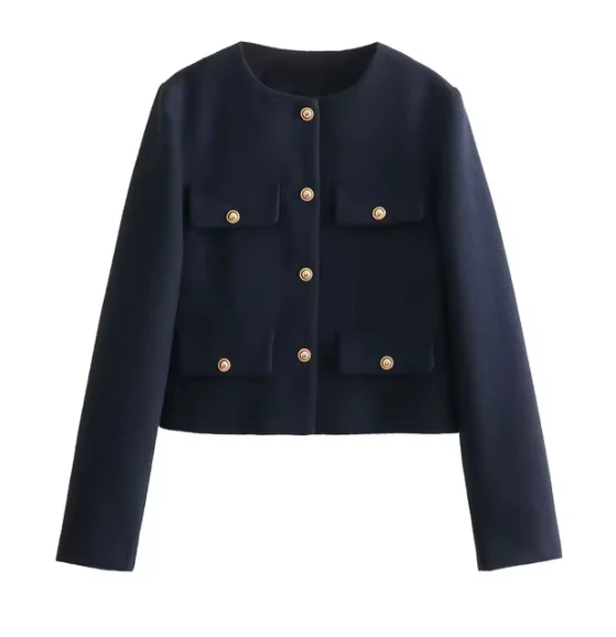 Mira - Veste élégante à manches longues avec design boutonné - Image 7