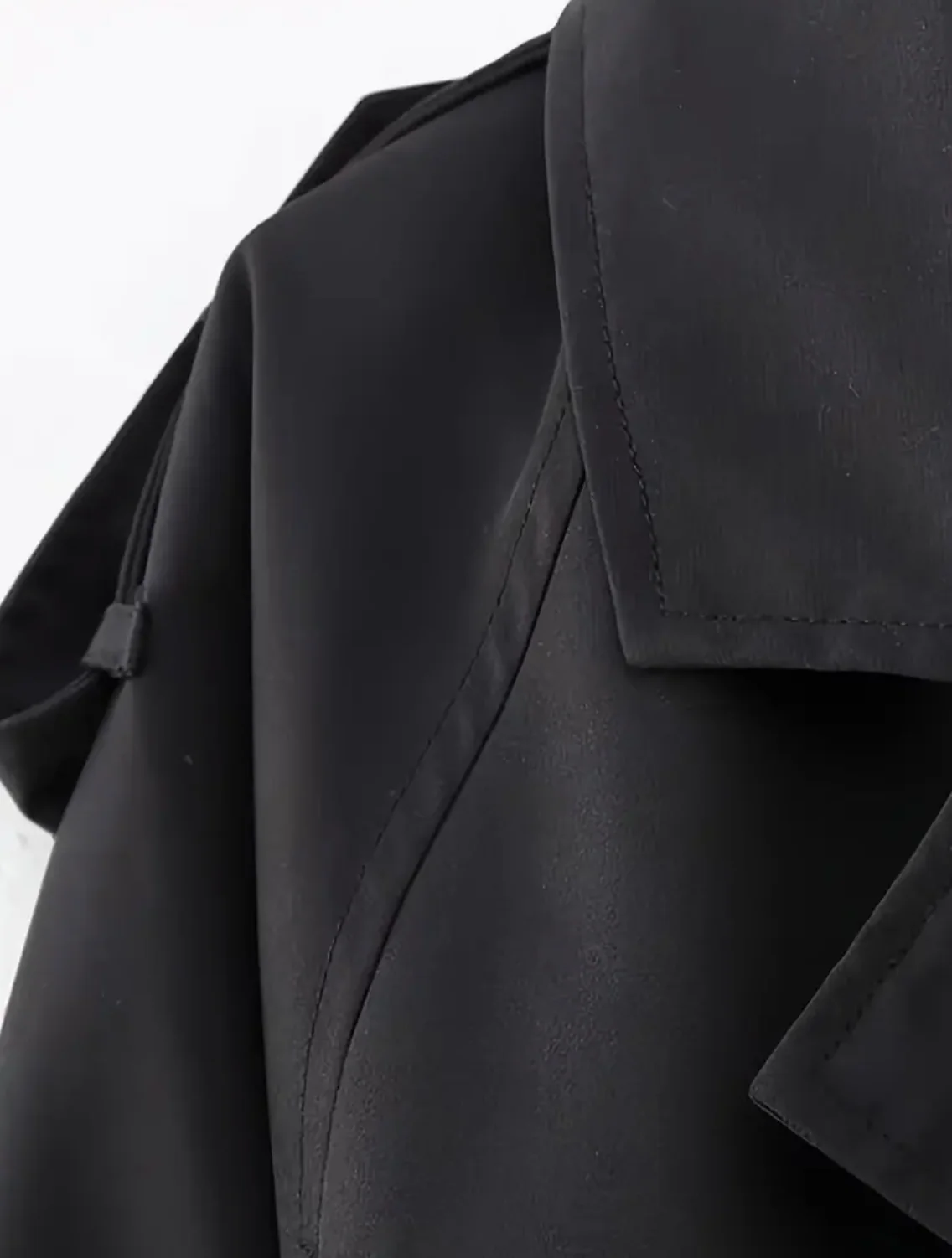 Veste courte vintage avec ceinture - Image 8