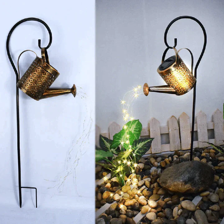 Lampe jardin solaire MistGlow arrosoir décoratif - Image 3