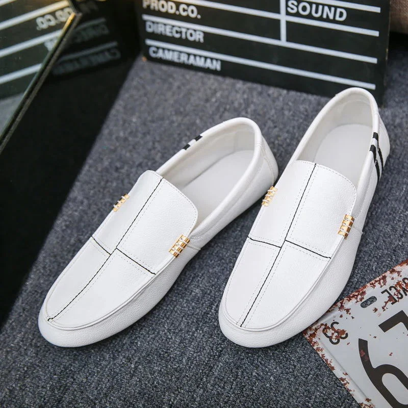 Mocassins à enfiler pour homme avec bout rond - Image 4