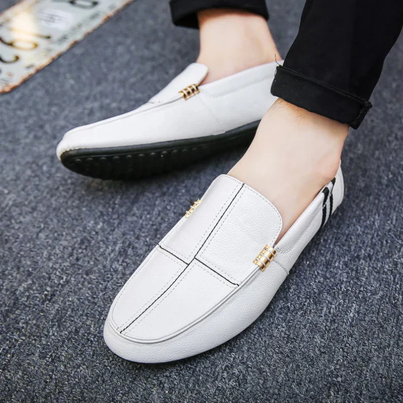 Mocassins à enfiler pour homme avec bout rond - Image 5