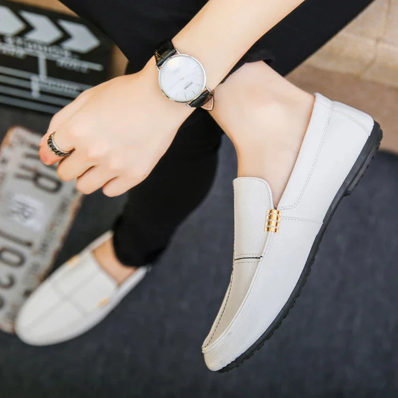 Mocassins à enfiler pour homme avec bout rond - Image 6