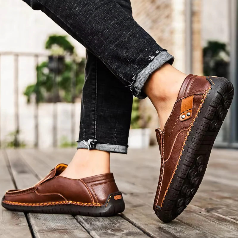 Mocassins à enfiler pour homme avec design léger - Image 10