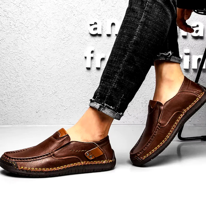 Mocassins à enfiler pour homme avec design léger - Image 11