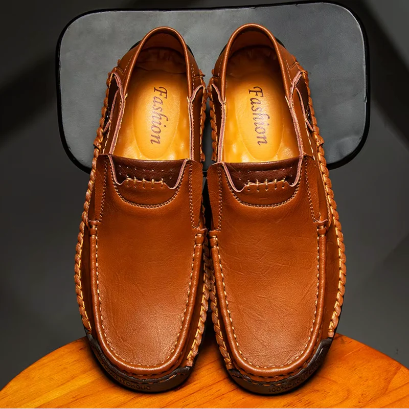 Mocassins à enfiler pour homme avec design léger - Image 13