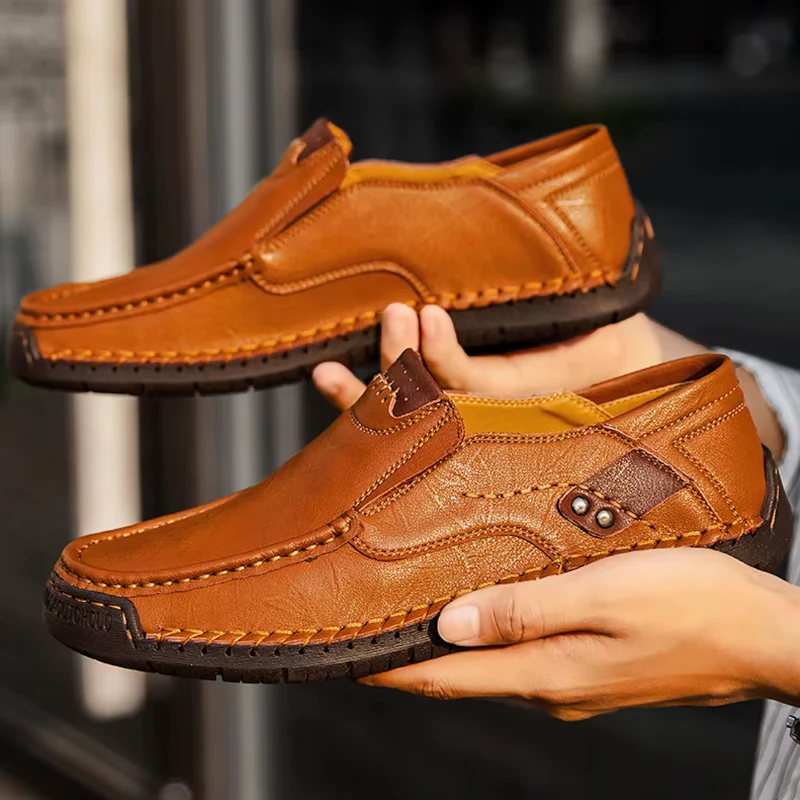 Mocassins à enfiler pour homme avec design léger - Image 14