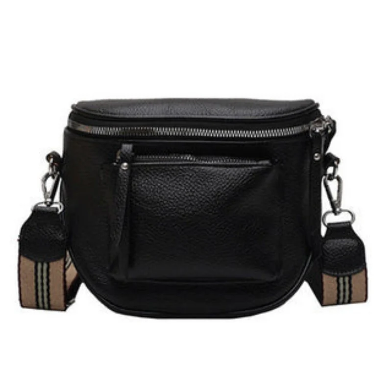 Sac bandoulière avec bandoulière réglable et poches zippées - Image 3