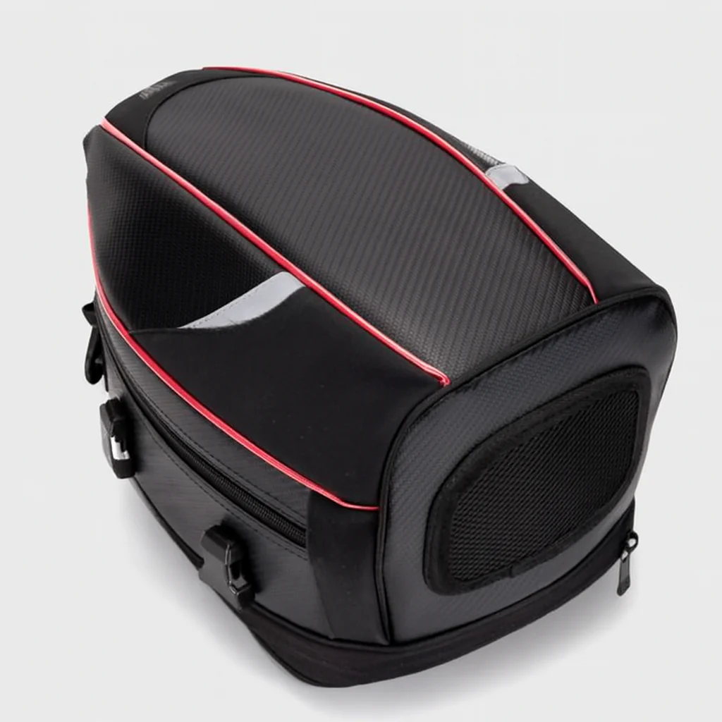 Sacoche de selle moto grande capacité avec sangles réglables - Image 2