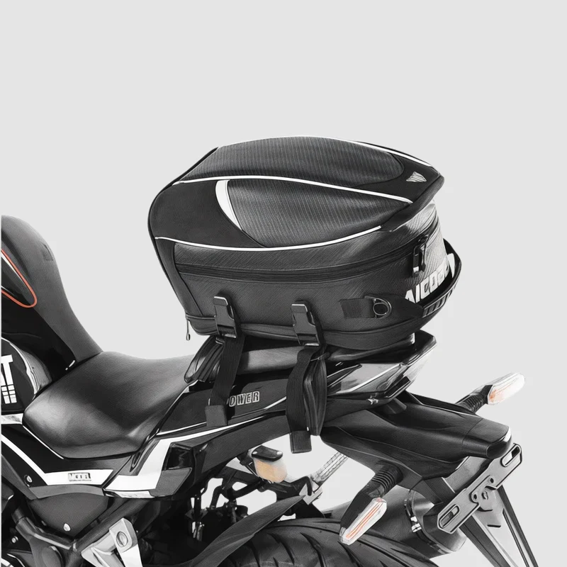 Sacoche de selle moto grande capacité avec sangles réglables - Image 5