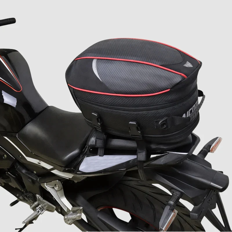 Sacoche de selle moto grande capacité avec sangles réglables - Image 6