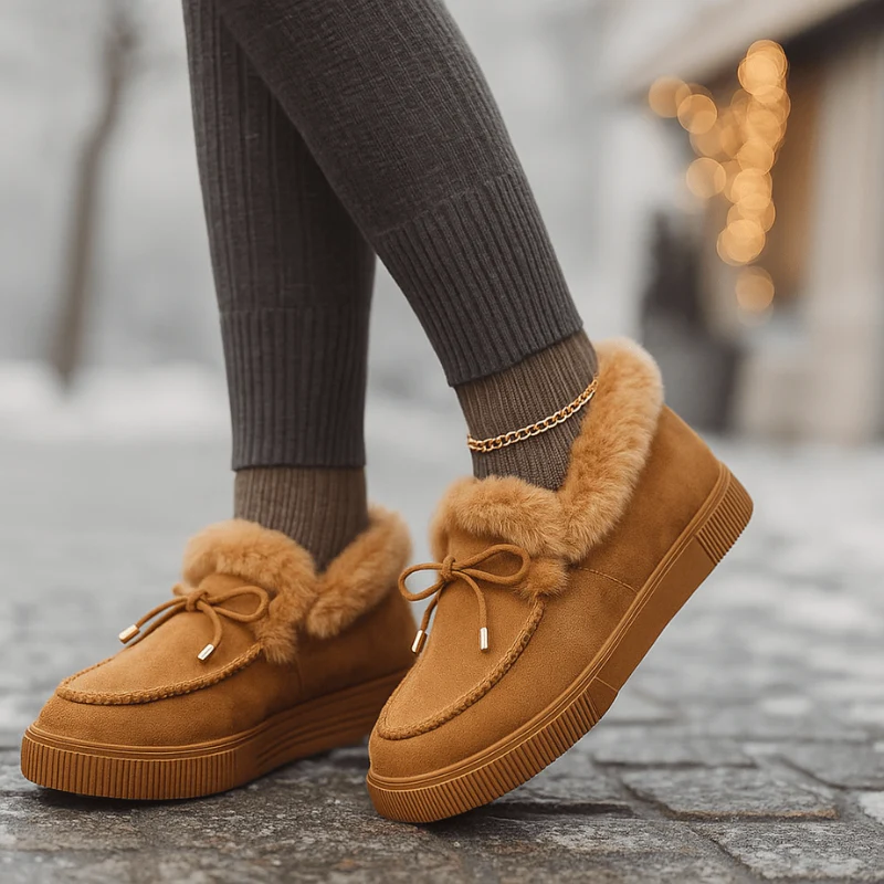 Myra – Chaussures plates à lacets et bout rond - Image 8