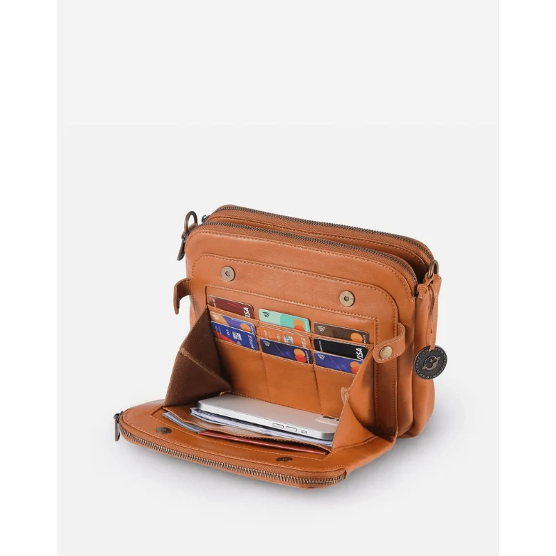 Sac bandoulière chic avec bandoulière réglable et poches zippées - Image 9