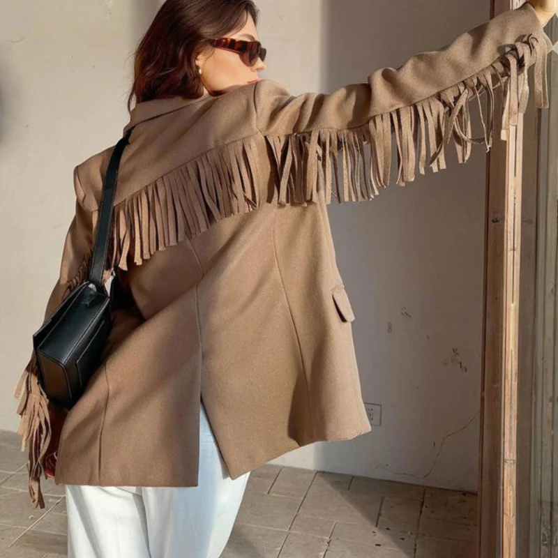 Natalie – Blazer à manches longues avec poches et boutons - Image 3