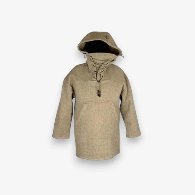 Manteau à capuche coupe ample manches longues - Image 4