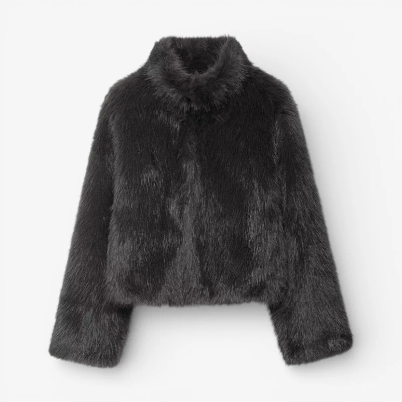 Nayla – Veste zippée à manches longues et col montant - Image 2