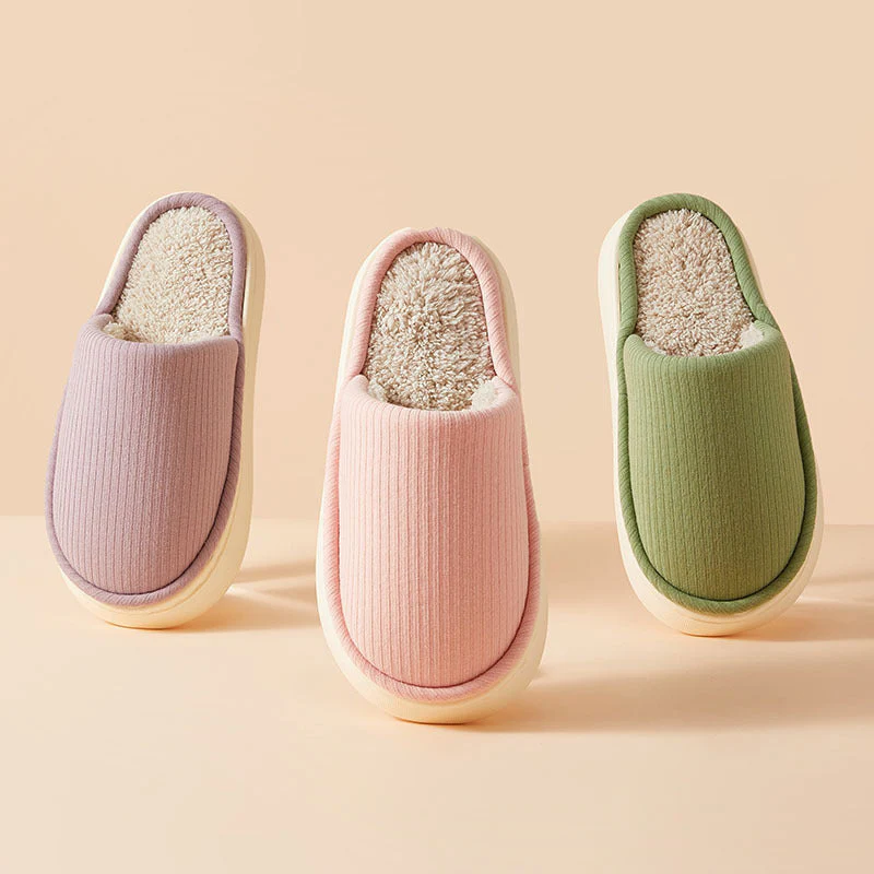 Niamh - Chaussons moelleux et chauds avec semelle antidérapante
