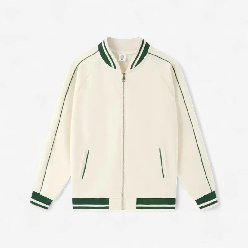 Veste homme manches longues zippée avec poignets côtelés - Image 2