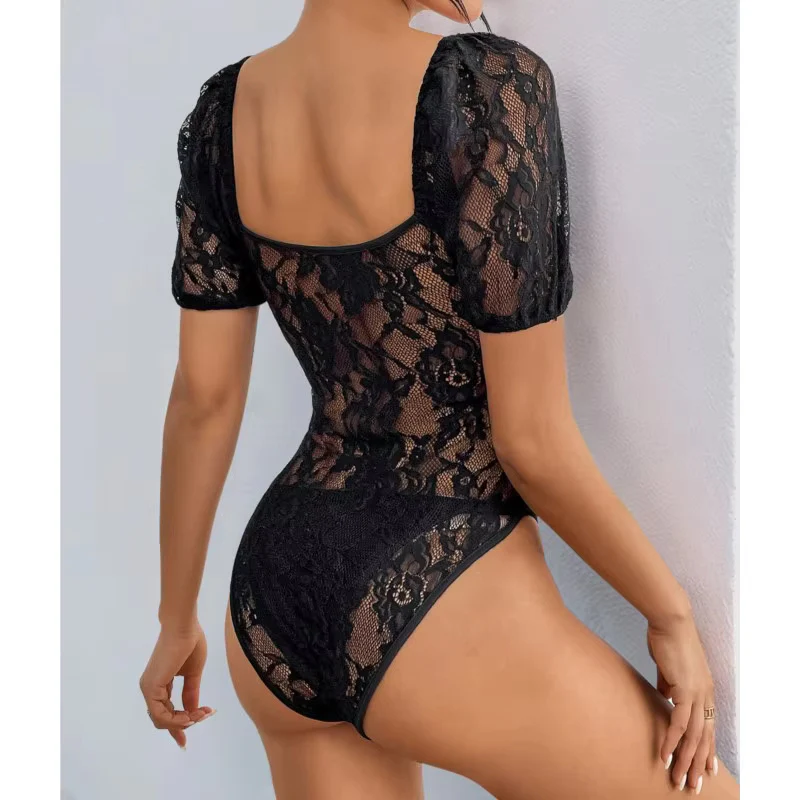 Niobi – Body élégant à manches bouffantes et encolure carrée flatteuse - Image 3