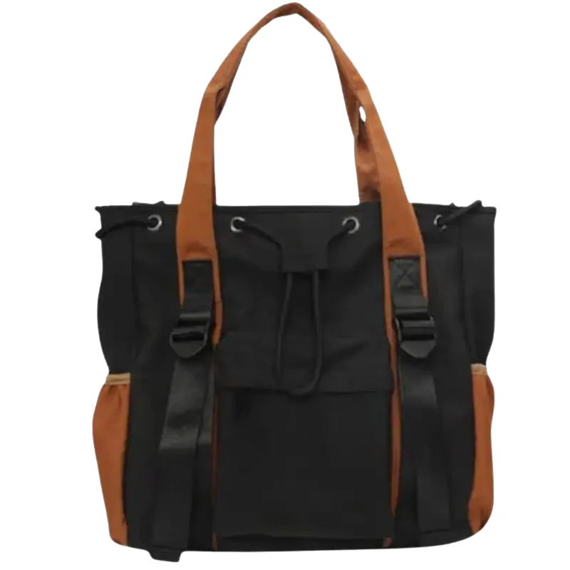 Sac à main avec bandoulière réglable + poche latérale