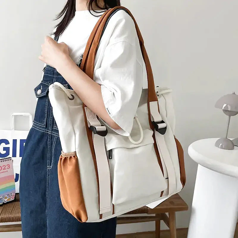 Sac à main avec bandoulière réglable + poche latérale - Image 6