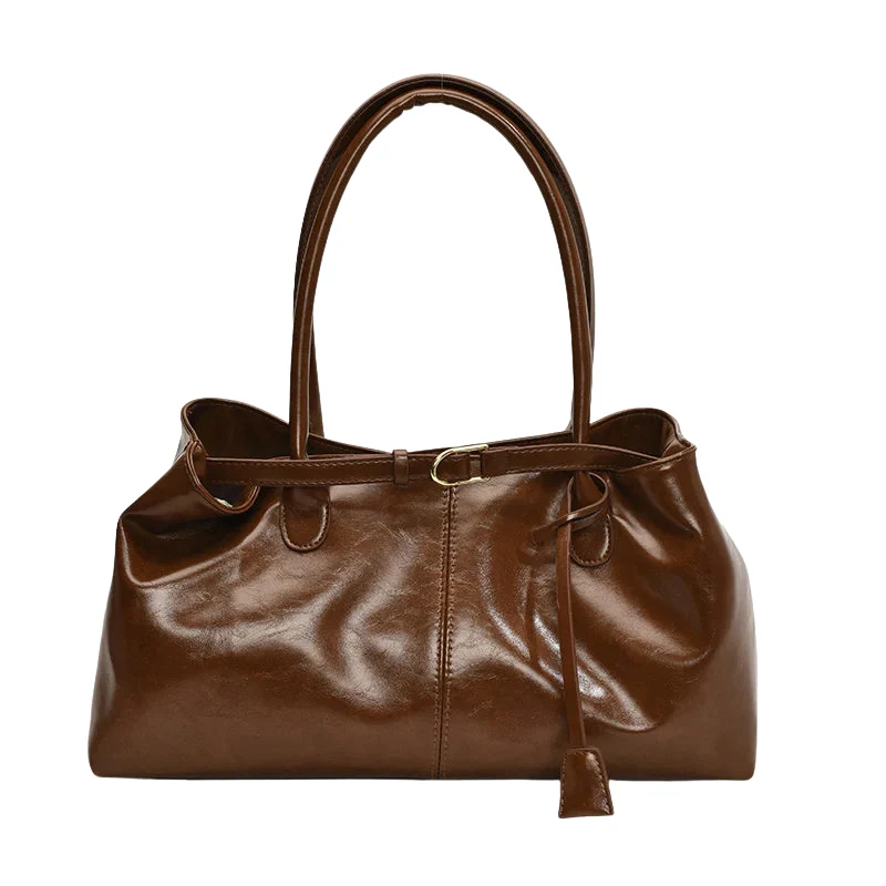 Sac à main souple avec détail ceinture décorative - Image 3