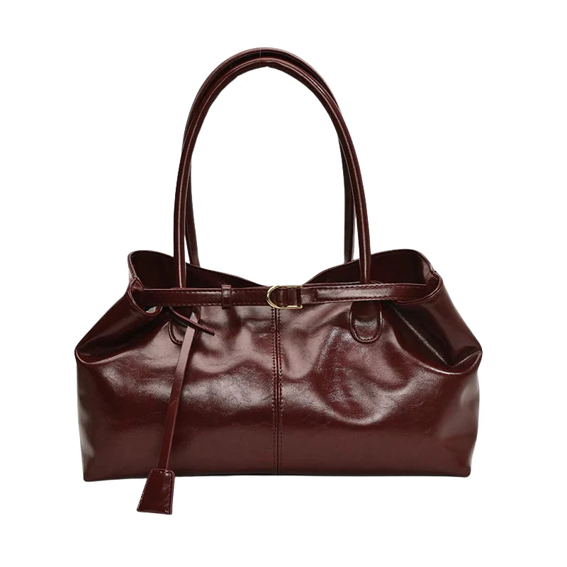 Sac à main souple avec détail ceinture décorative - Image 4