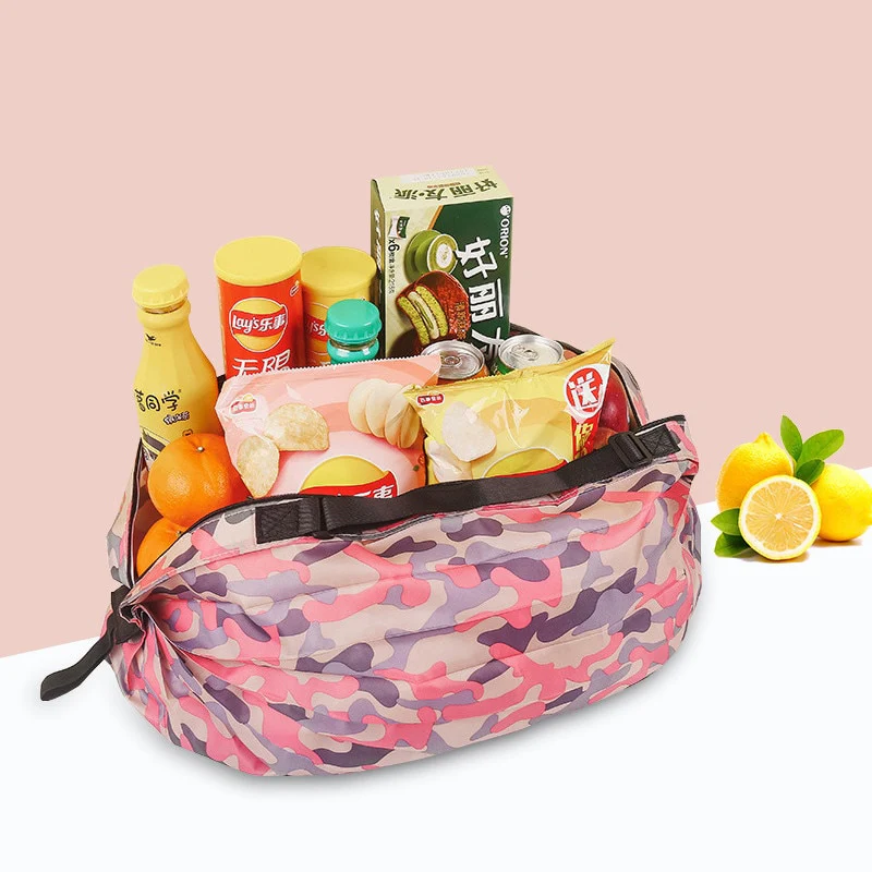Sac à épaule pliable imprimé - Image 5
