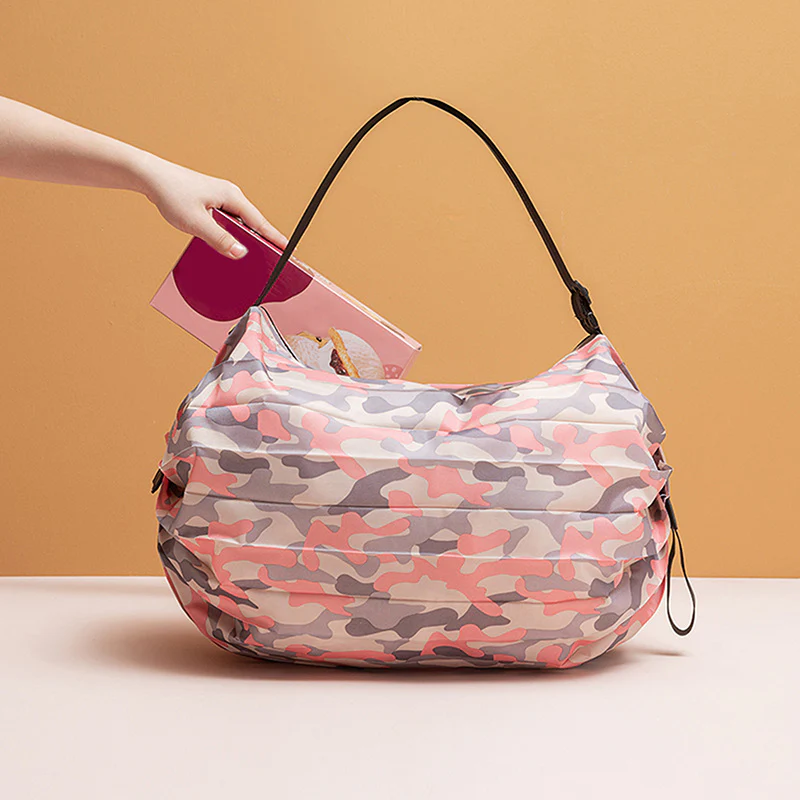 Sac à épaule pliable imprimé - Image 6