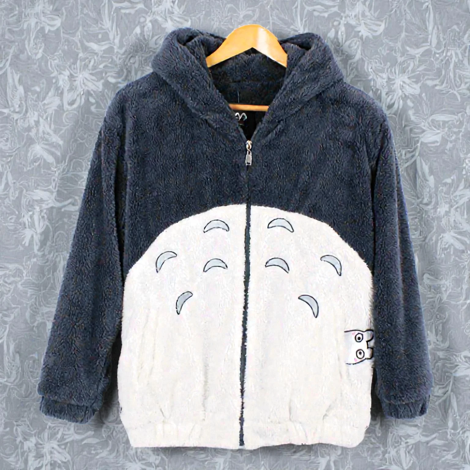 Nysa – Veste ample à manches longues avec capuche, fermeture éclair et poches - Image 2